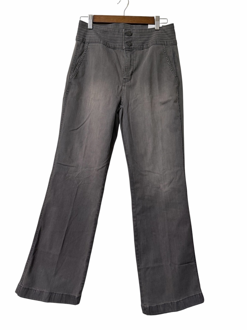 White House Black Market Charcoal Trousers NWT